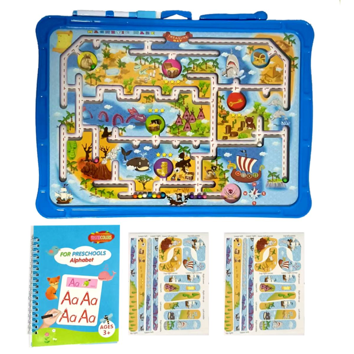 Tabuleiro Labirinto Infantil Educativo com Bolinhas - TW881-5