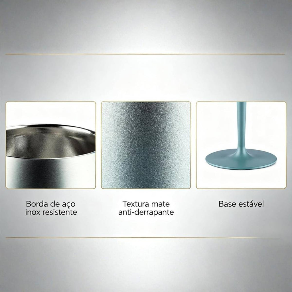 Taça Copo Térmico De Aço Inoxidável 2 Em 1 - 410ml - CGT4025