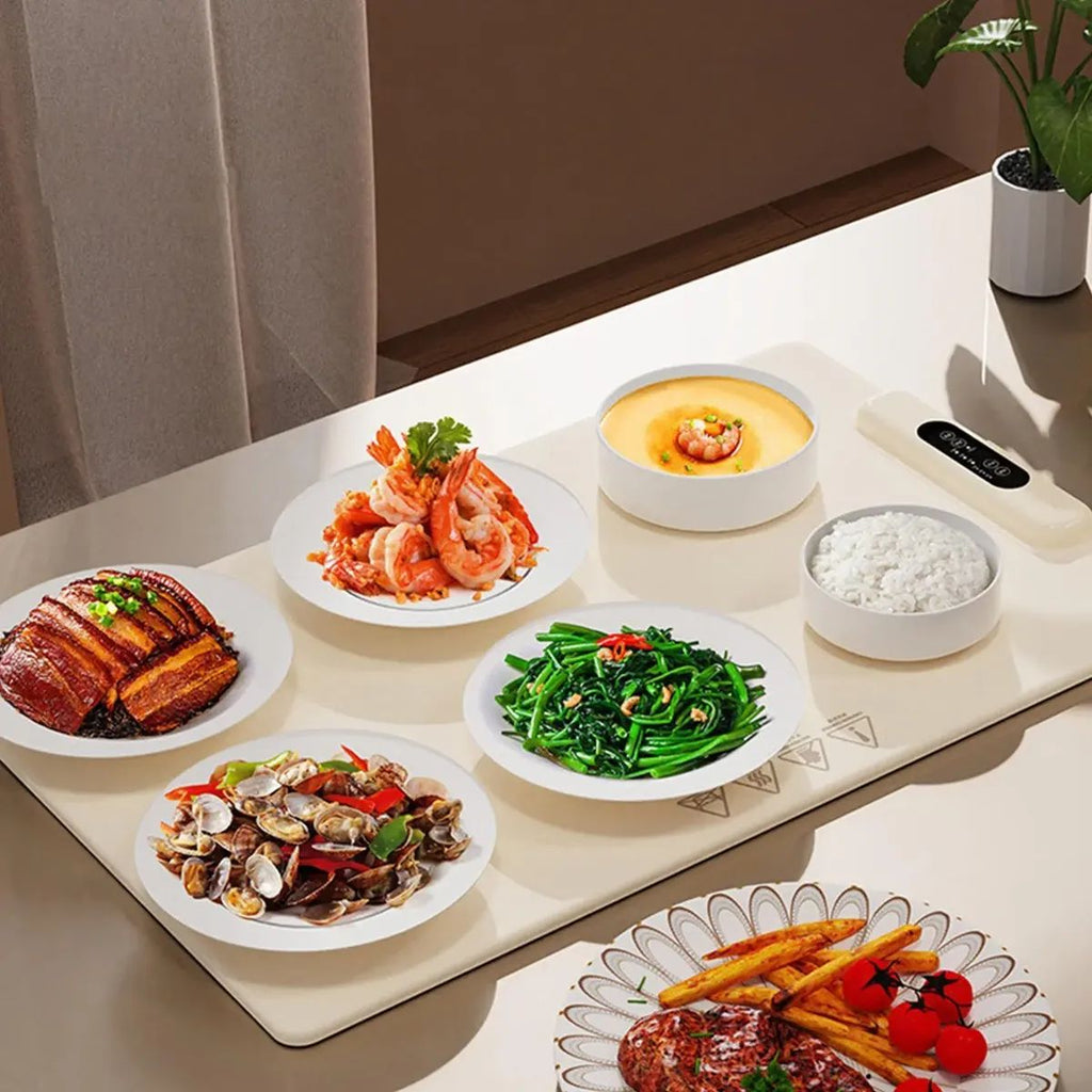 Tapete Térmico de Silicone para Manter Alimentos Quentes - M9-C_BRANCO