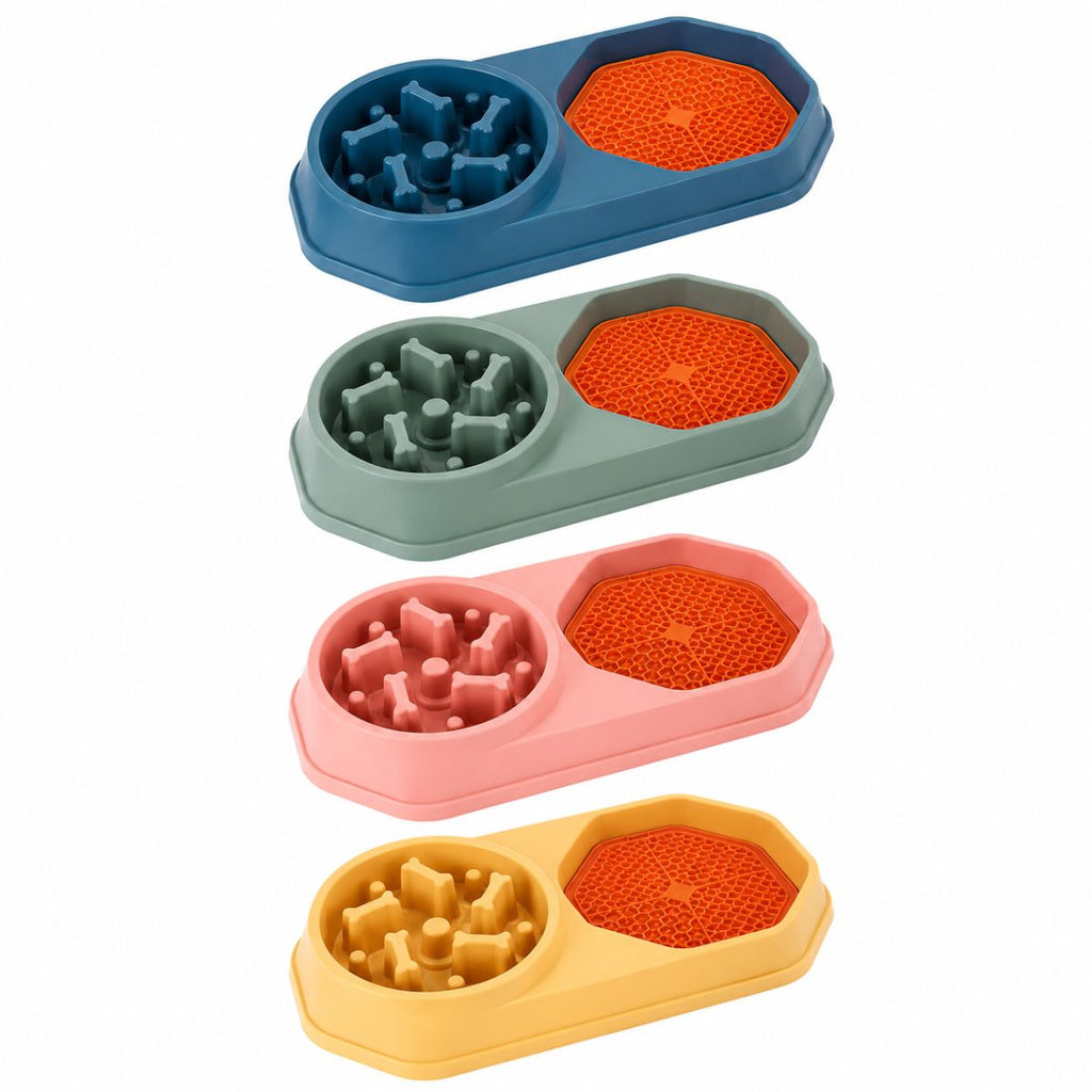 Tigela para Pets que Come Lentamente + Tapete para Lamber - PPC00035