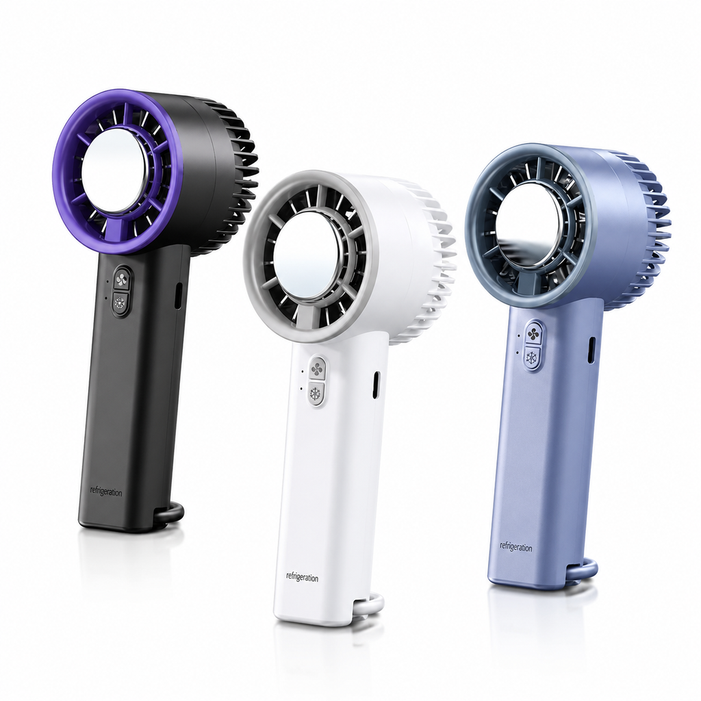 Mini Ventilador Portátil com Refrigeração a Gelo 10W 6cm - VTX0001/50