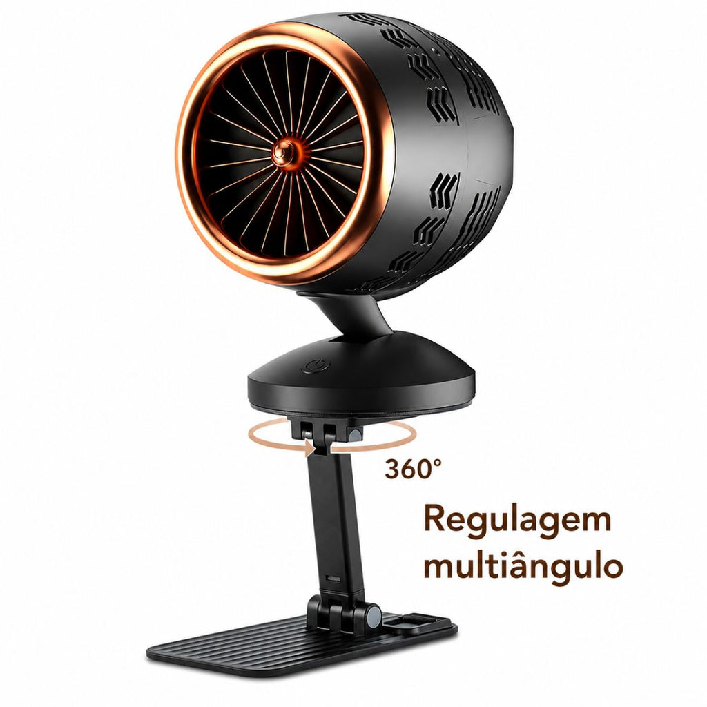 Ventilador Exaustor Portátil para Cozinha com 3 Velocidades e Filtro de Gordura - BK-XY380