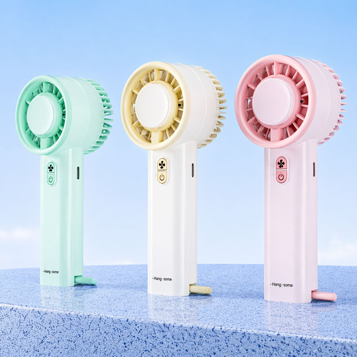Ventilador Portátil Recarregável de Mão - VTX0006