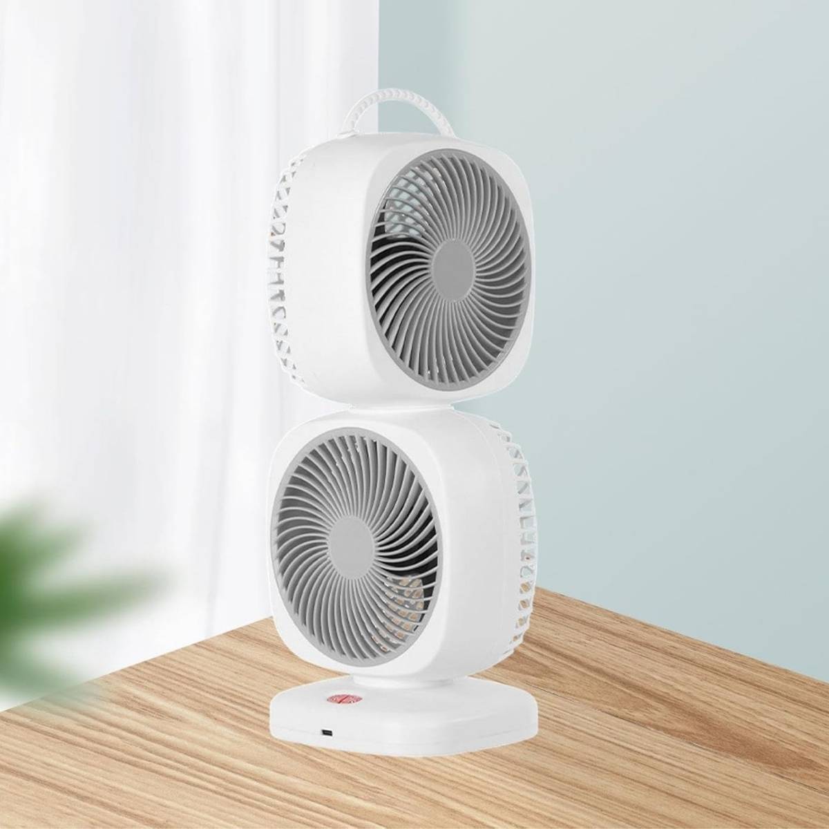 Ventilador Rotativo de Camada Dupla com Refrigeração Portátil - VTX0007