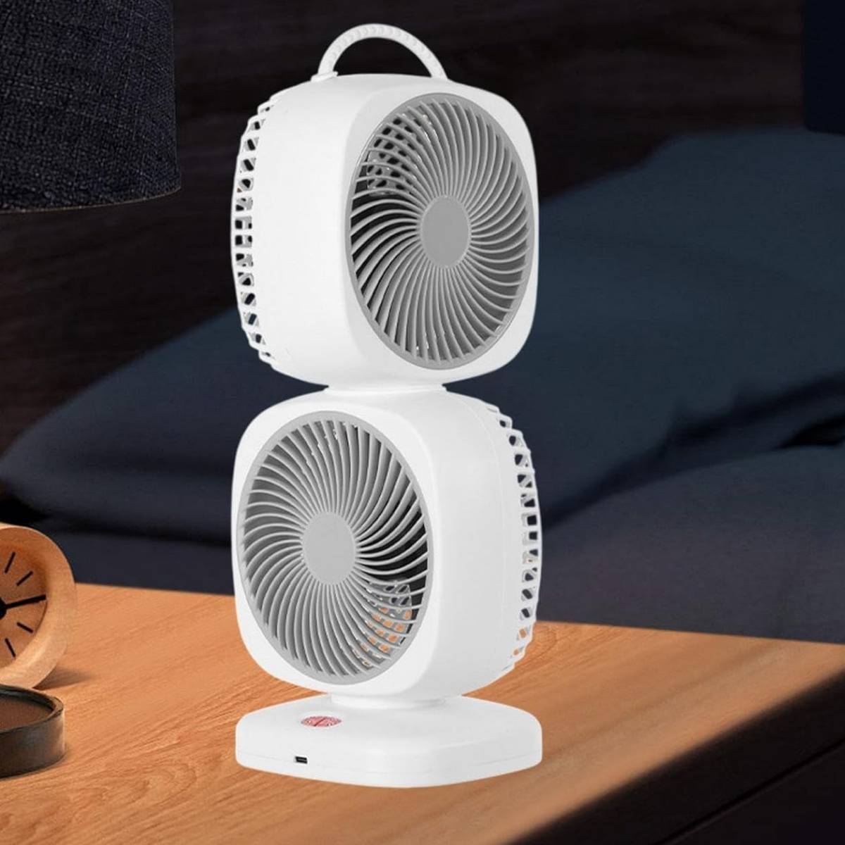 Ventilador Rotativo de Camada Dupla com Refrigeração Portátil - VTX0007