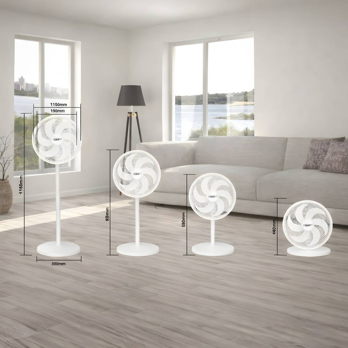 Ventilador de Chão Ajustável 127V – Estrutura Regulável - LA410-127V-BC/PT