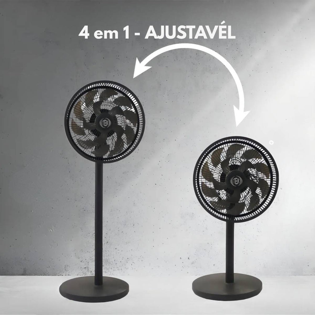 Ventilador de Chão Ajustável 127V – Estrutura Regulável - LA410-127V-BC/PT