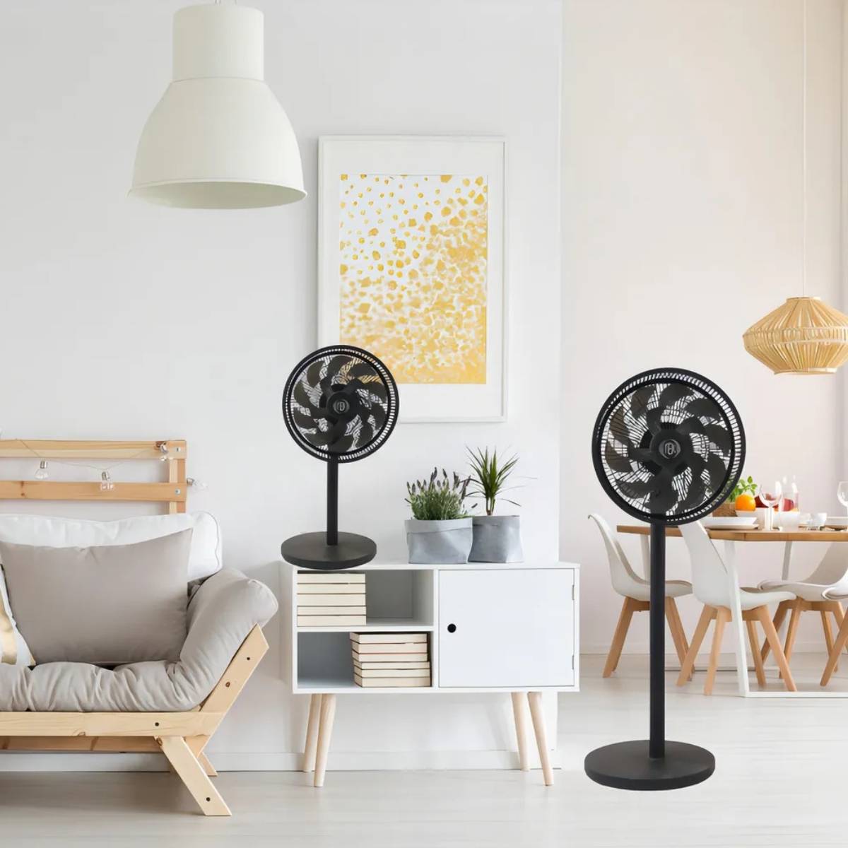 Ventilador de Chão Ajustável 127V – Estrutura Regulável - LA410-127V-BC/PT
