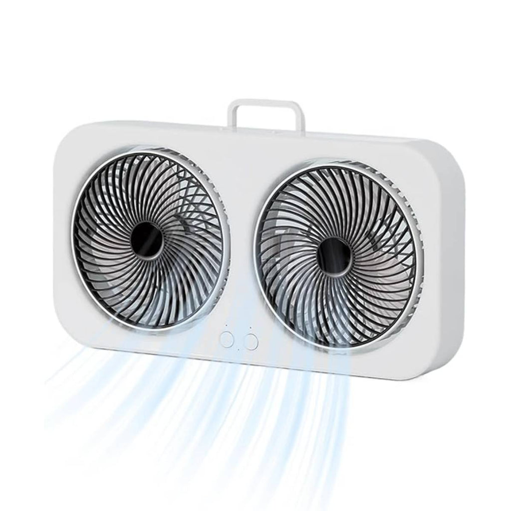 Ventilador de Mesa Cooler Pequeno de Duas Cabeças USB - VTX0010