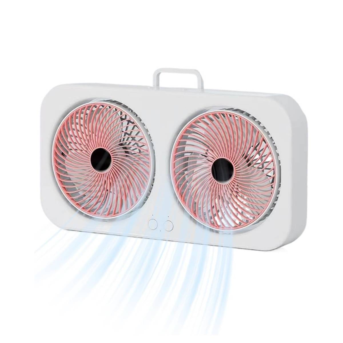 Ventilador de Mesa Cooler Pequeno de Duas Cabeças USB - VTX0010
