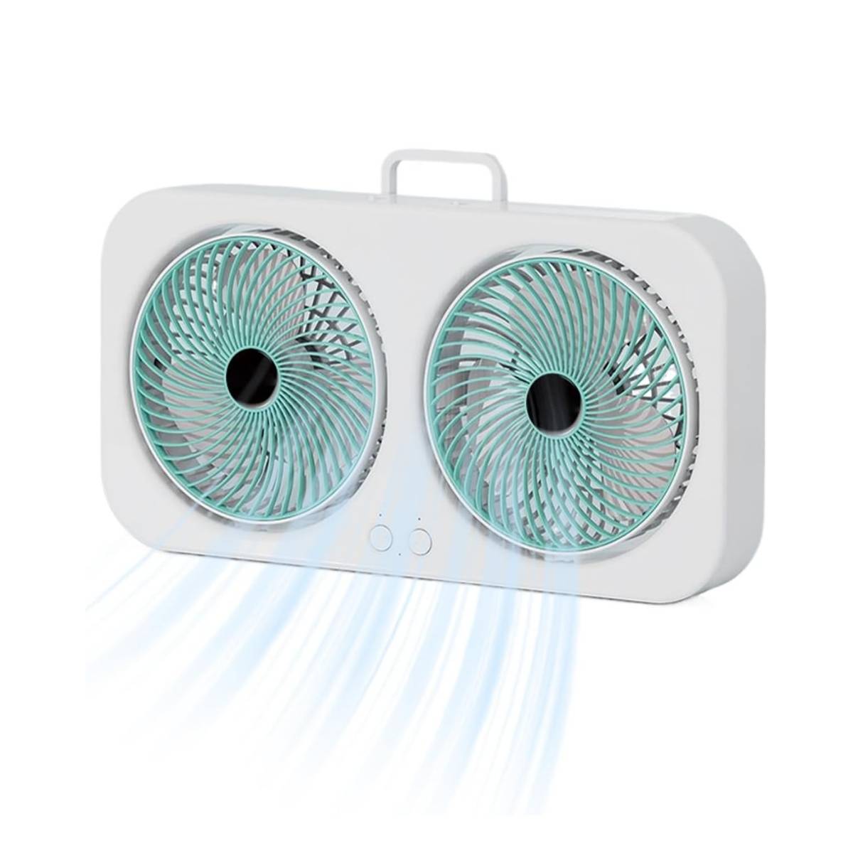 Ventilador de Mesa Cooler Pequeno de Duas Cabeças USB - VTX0010