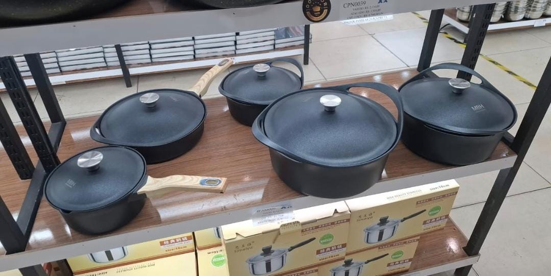 Jogo de Panelas MBH 10 Peças Granito - IPJ00006