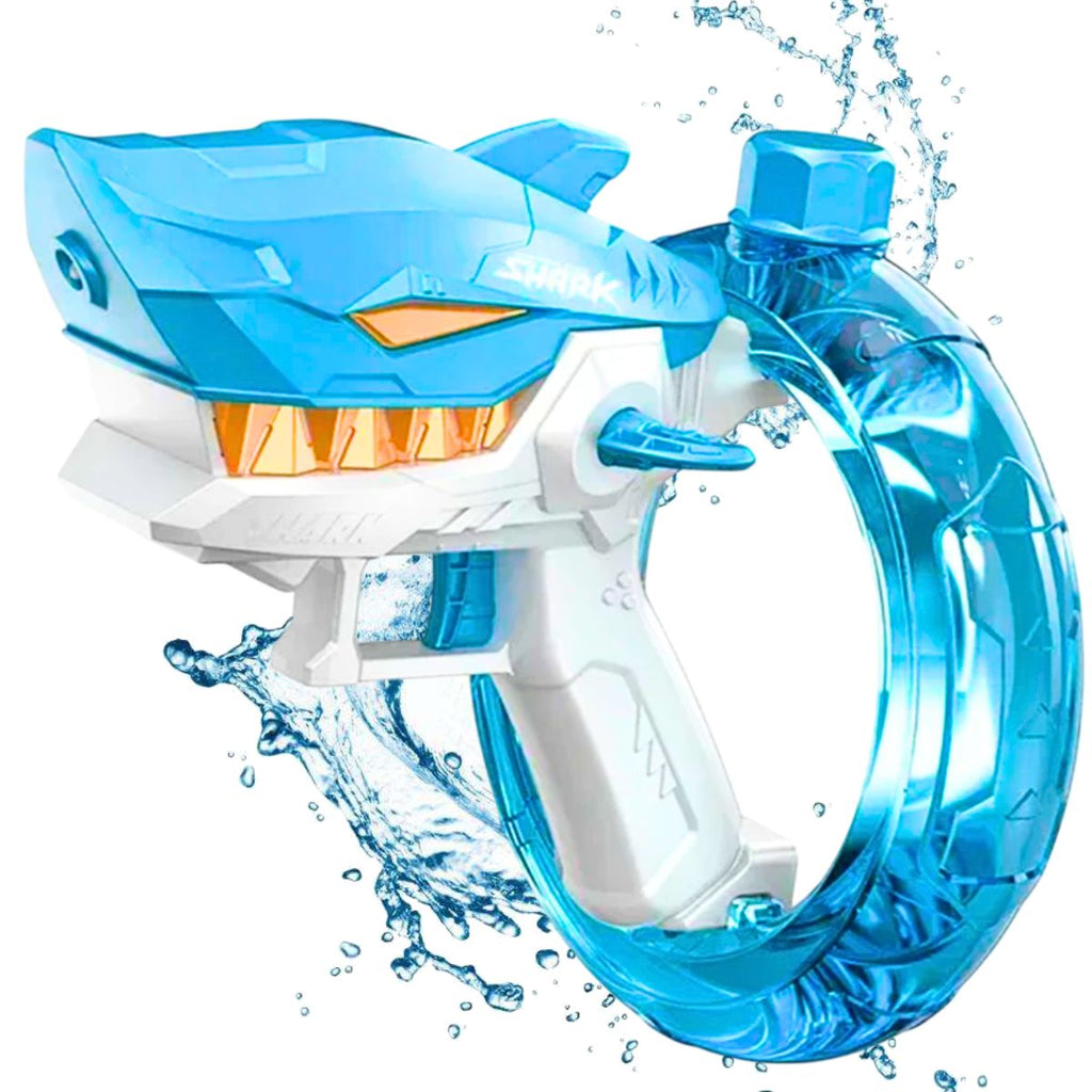 Brinquedo Pistola de Água Tubarão Elétrica e Automática - BJG00010