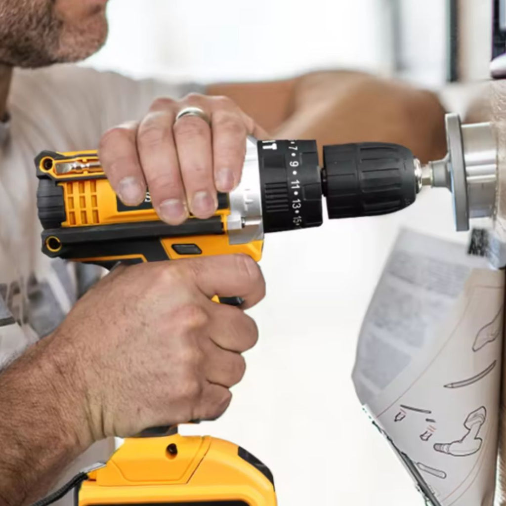 Parafusadeira Furadeira Profissional Portátil 36v 2 Baterias Bivolt - LAA00001