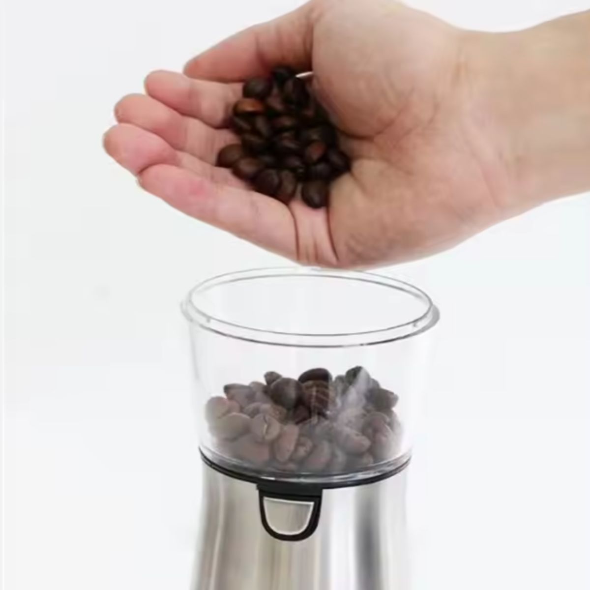 Moedor de Café Elétrico Portátil Recarregável USB Ajustável - LH-YMQ3