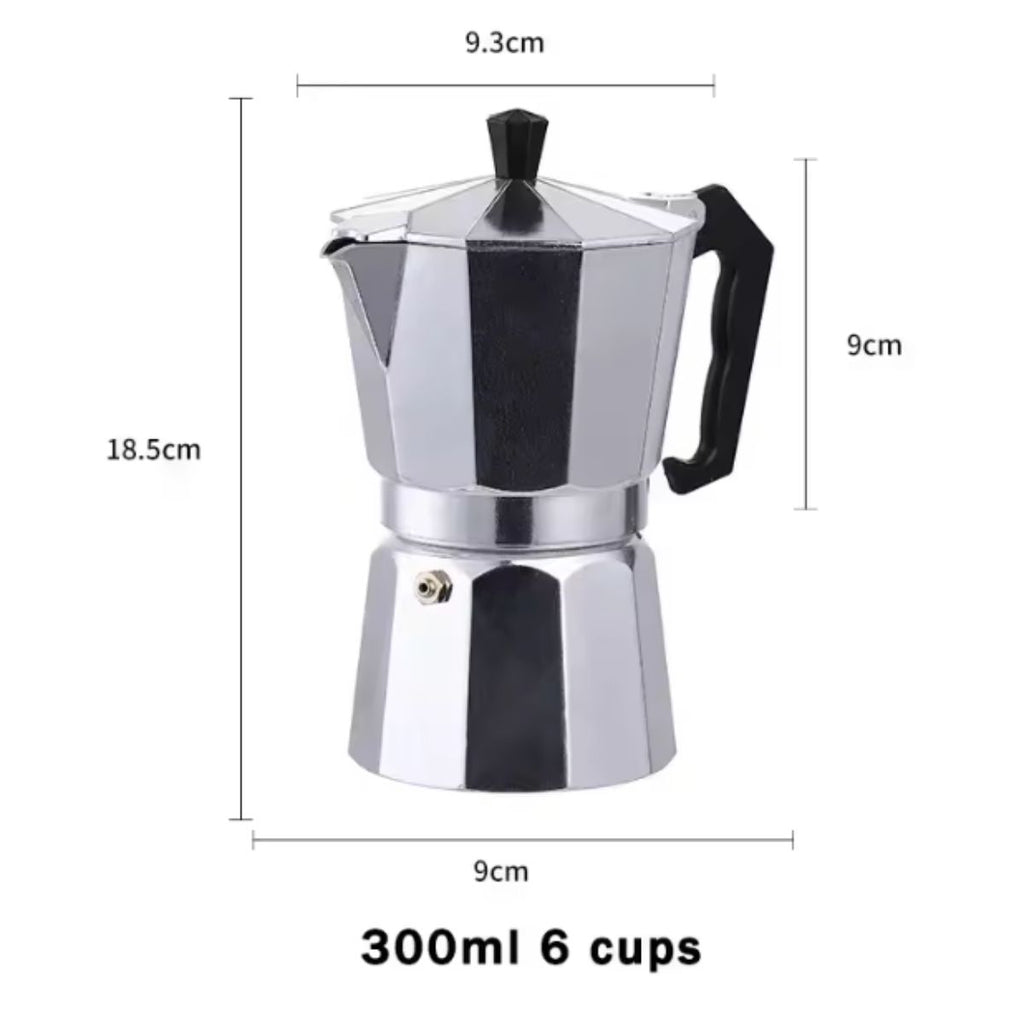 Cafeteira Italiana de Alumínio 450ml para até 9 Xícaras - XDX-915-5/6