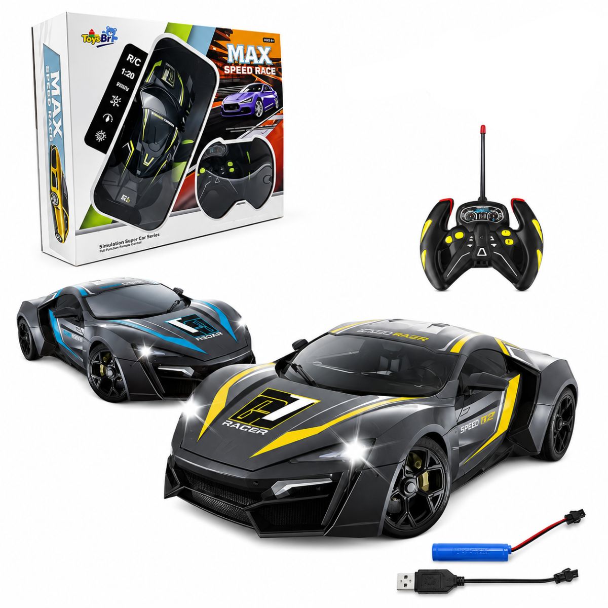 Carrinho Esportivo Controle Remoto Max - XL-001A