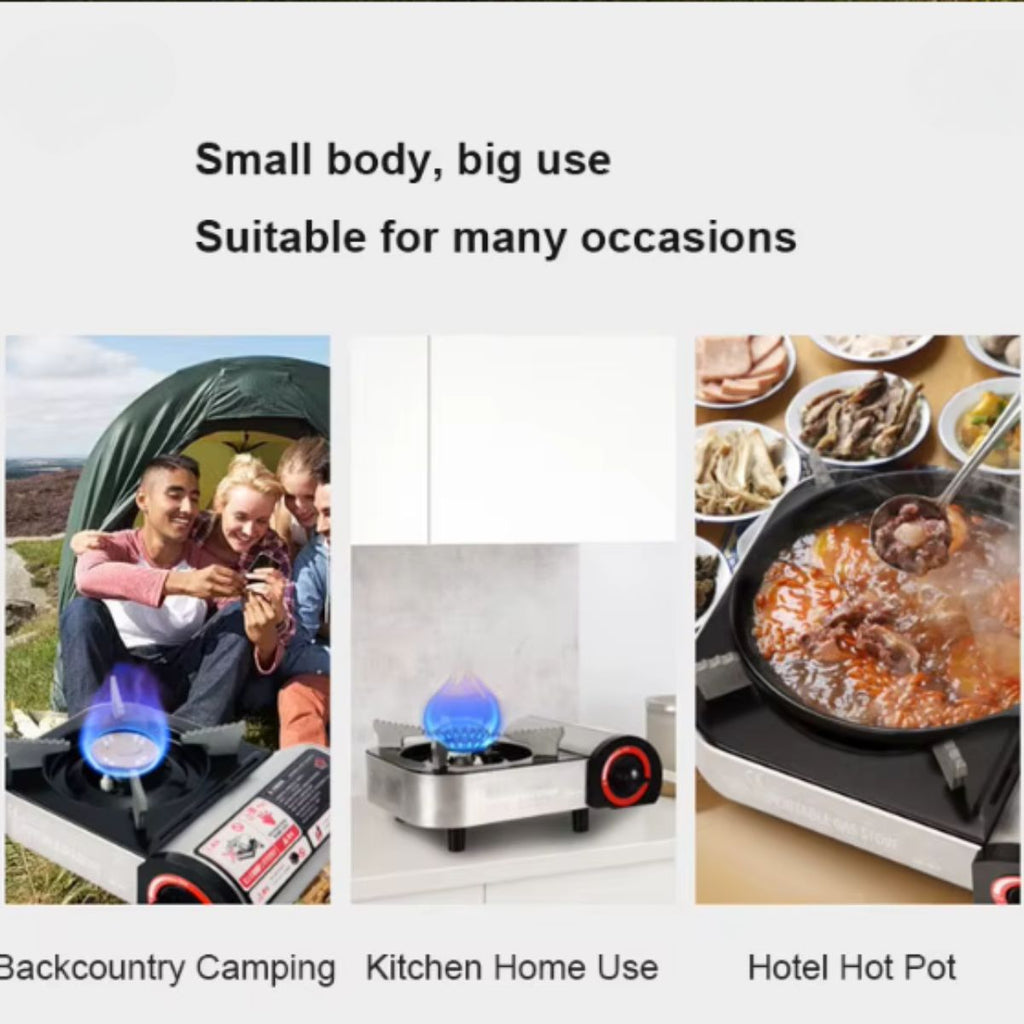 Fogão Portátil a Gás Butano com Ignição Automática - CFC0001