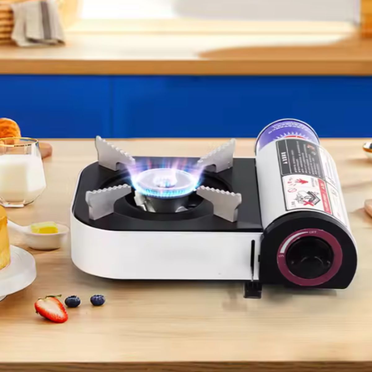 Fogão Portátil a Gás Butano com Ignição Automática - CFC0001