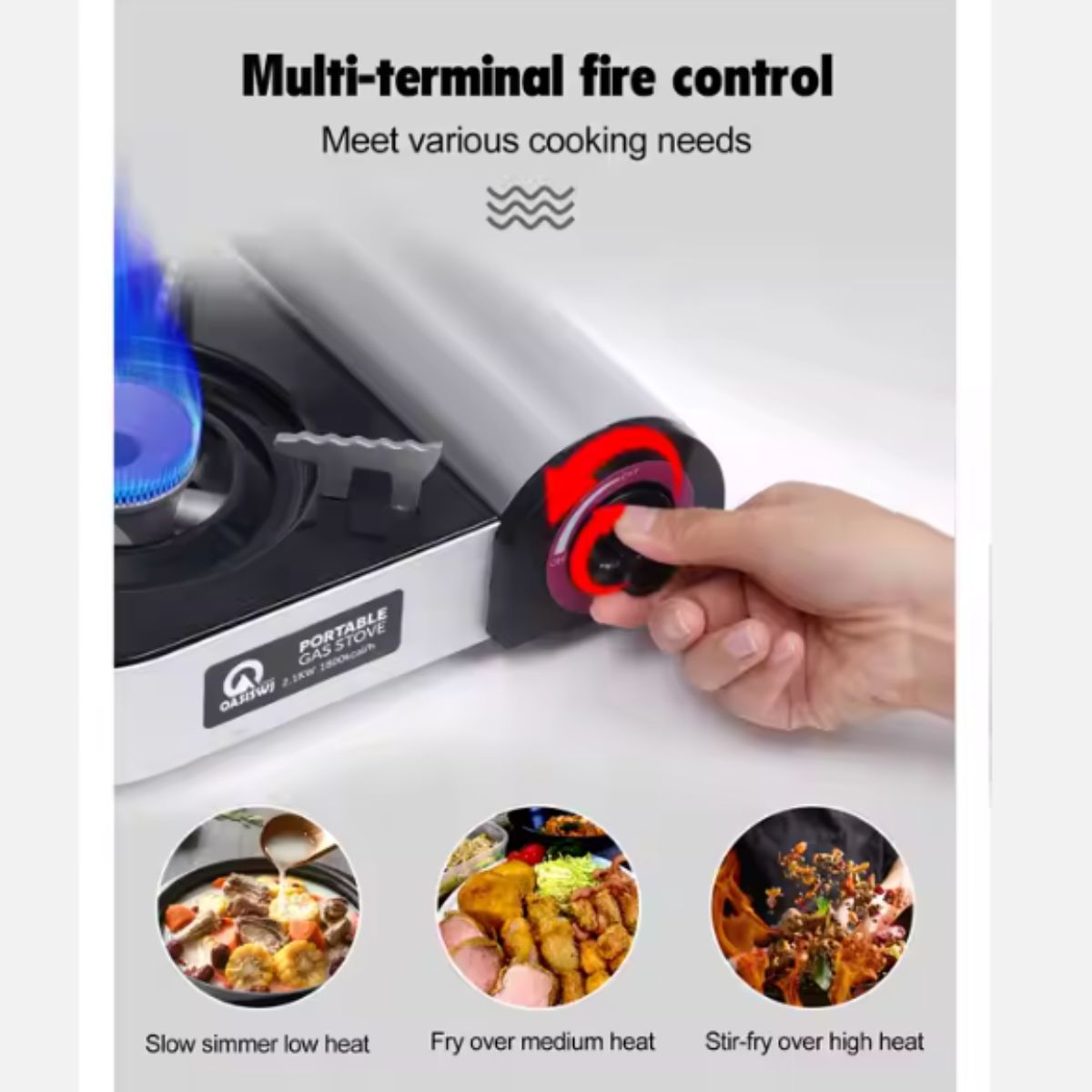 Fogão Portátil a Gás Butano com Ignição Automática - CFC0001