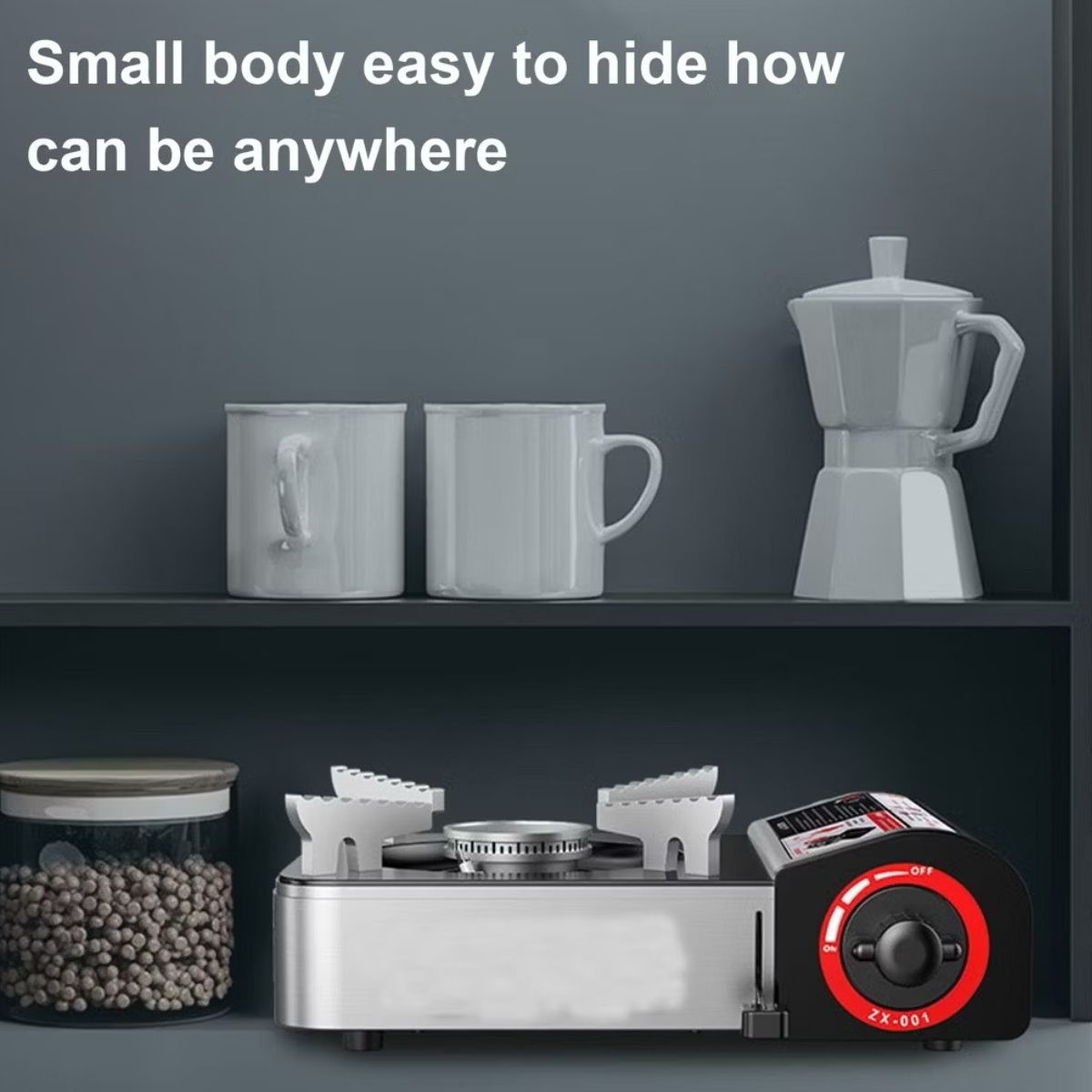 Fogão Portátil a Gás Butano com Ignição Automática - CFC0001