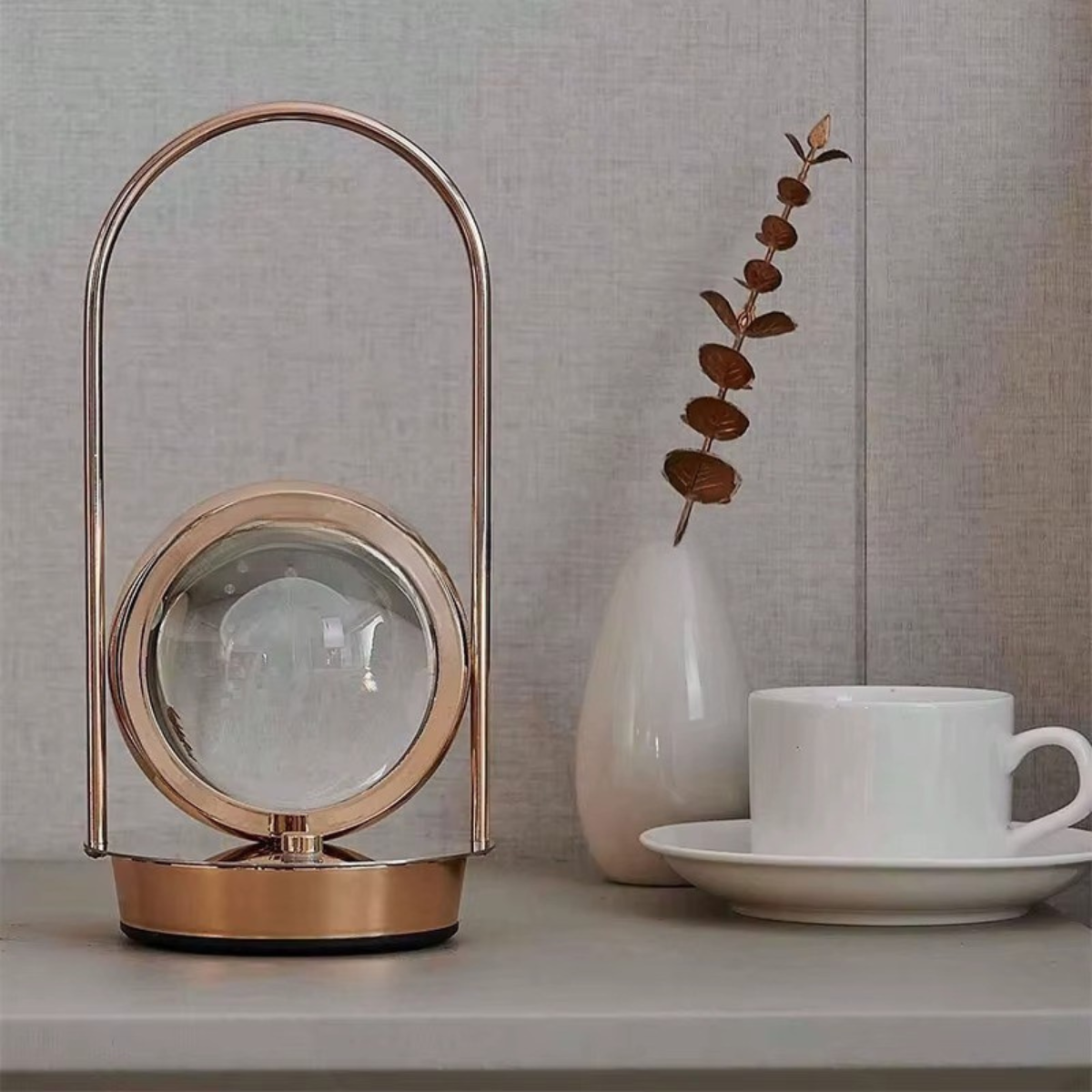 Luminária de Mesa Água Viva LED Touch 3 Cores Sem Fio USB - LPD0002