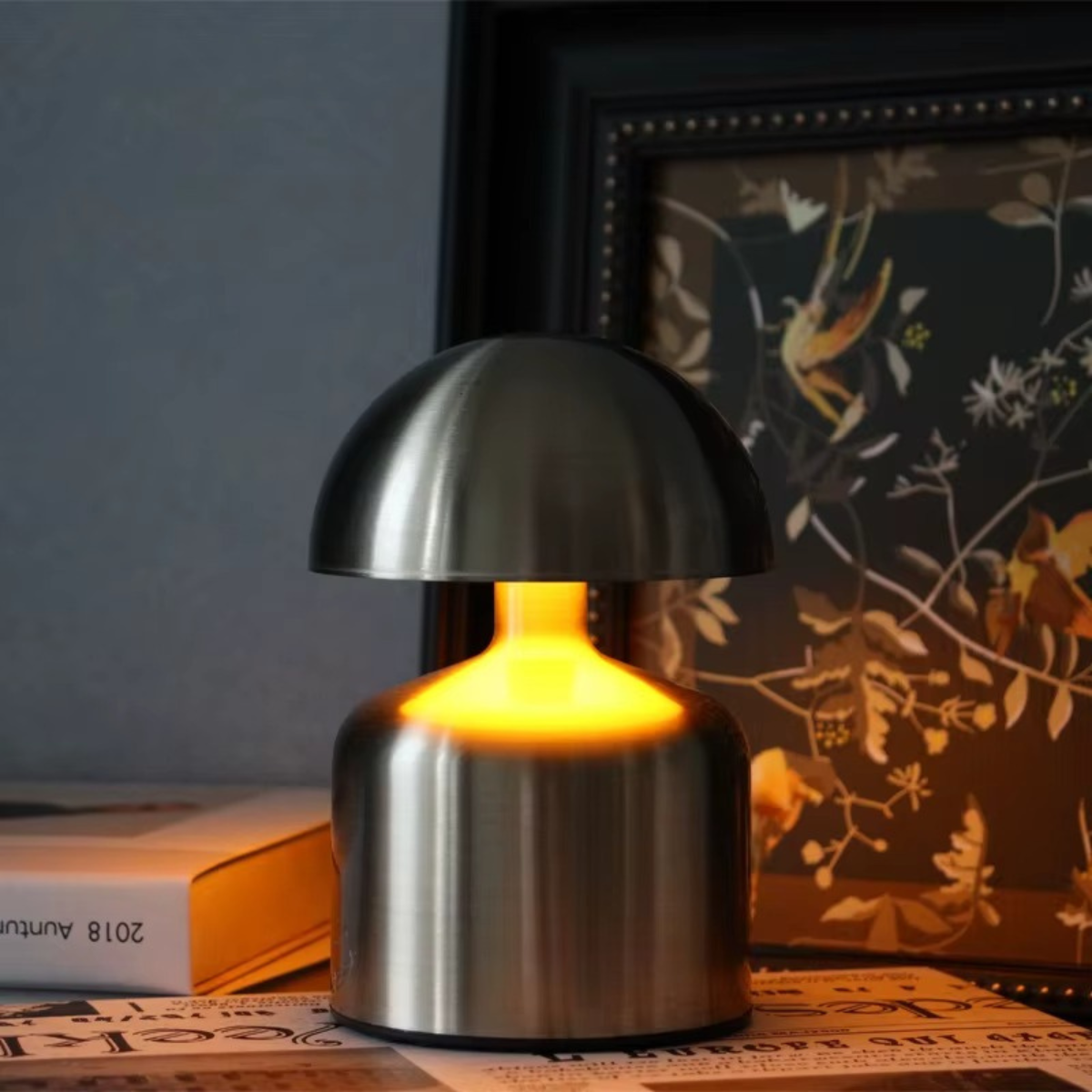 Luminária de Mesa LED Atmosfera 3 Cores Touch Sem Fio USB - LPD0007