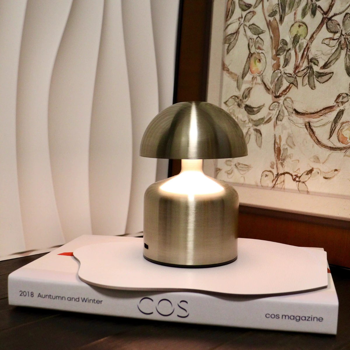 Luminária de Mesa LED Atmosfera 3 Cores Touch Sem Fio USB - LPD0007