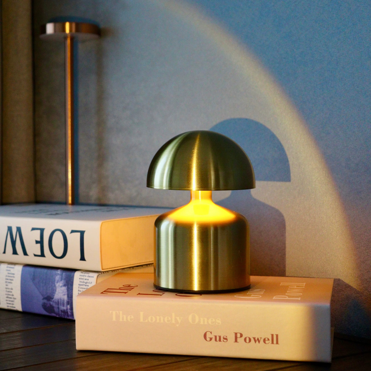 Luminária de Mesa LED Atmosfera 3 Cores Touch Sem Fio USB - LPD0007