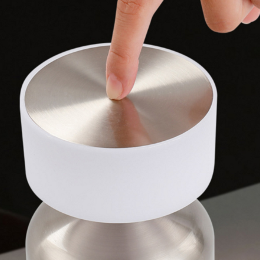 Luminária de Mesa LED Touch 3 Cores Sem Fio Recarregável - LPD0009