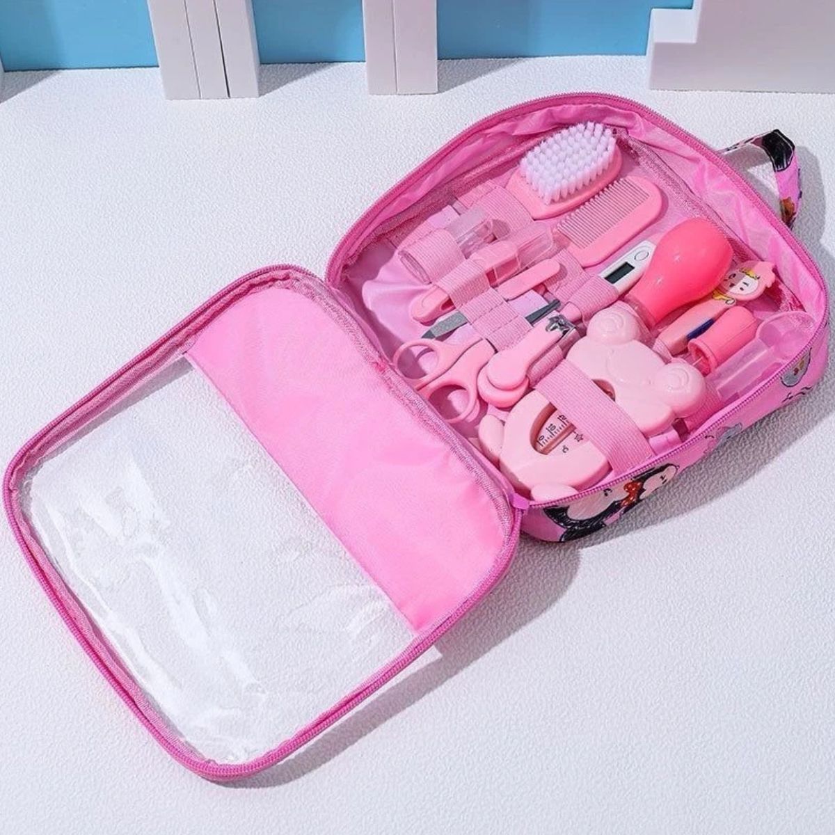 Kit Higiene para Bebê 13 Peças Cuidados Recém nascidos - BJG25013