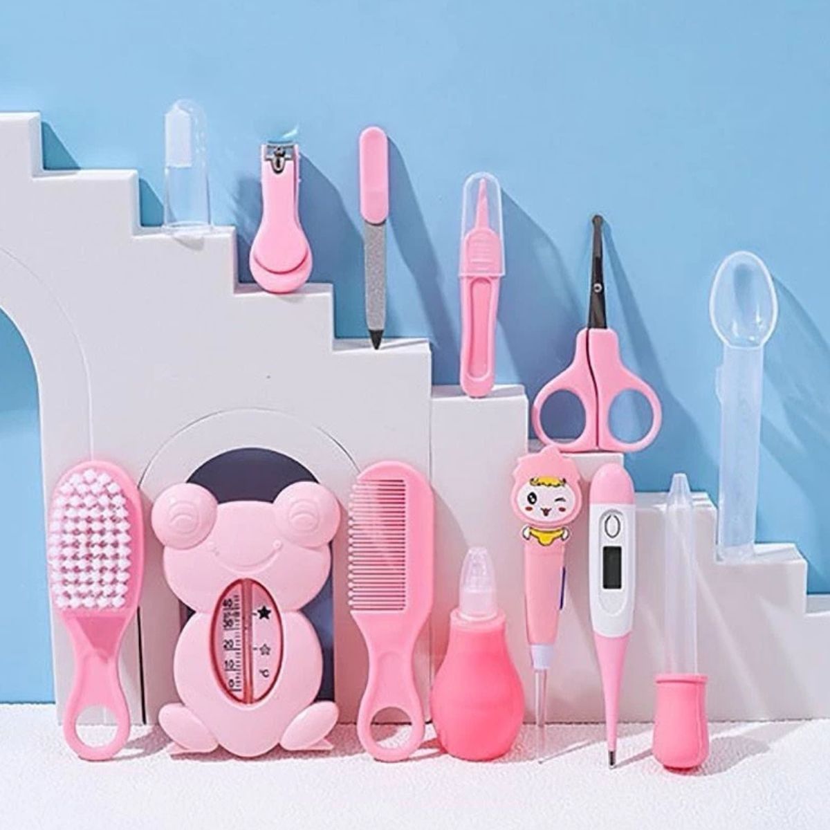 Kit Higiene para Bebê 13 Peças Cuidados Recém nascidos - BJG25013