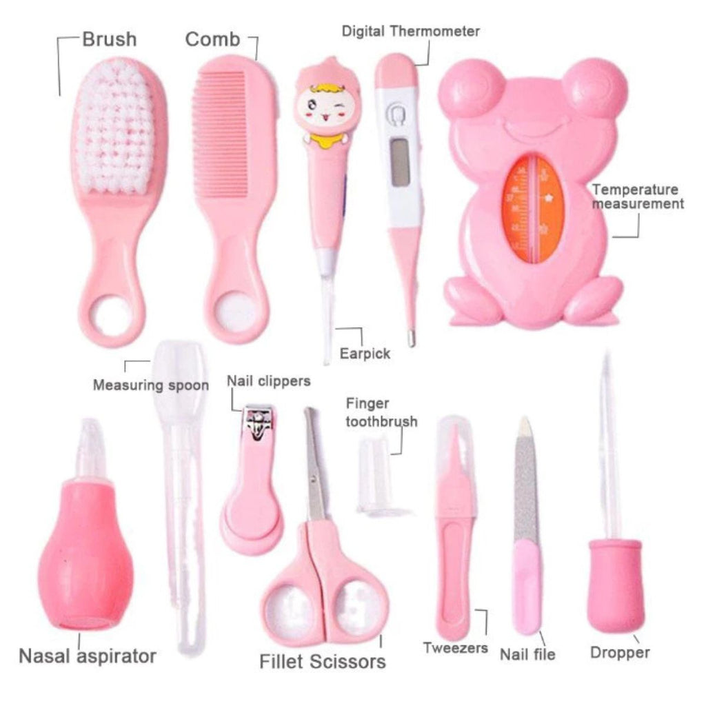 Kit Higiene para Bebê 13 Peças Cuidados Recém nascidos - BJG25013