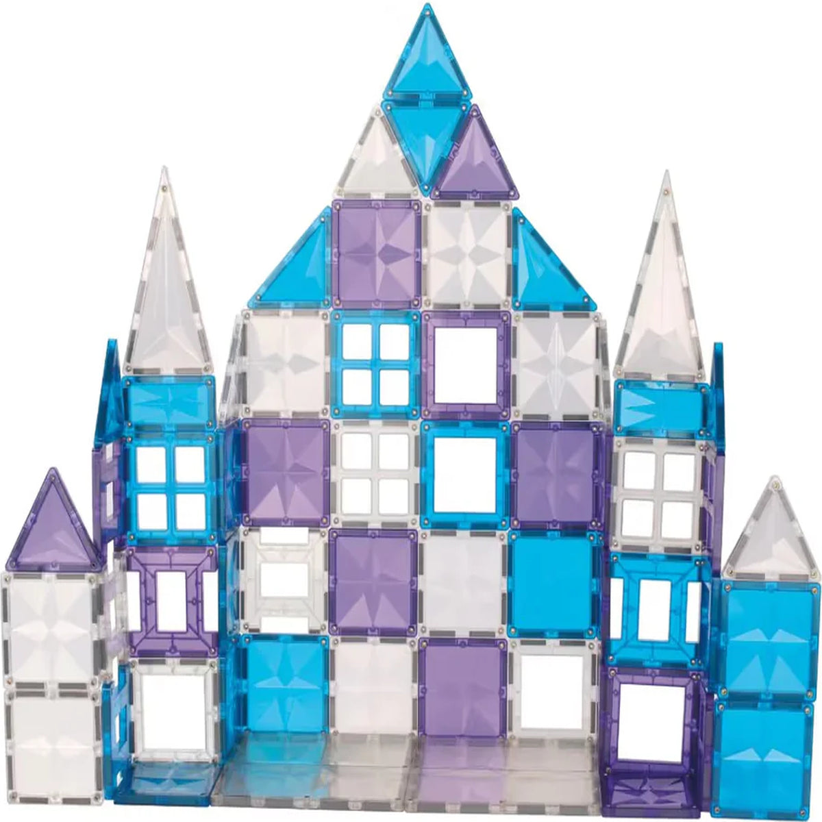 Kit Magnético de Construção com 40 Peças - Diamante Rosa - TW887-B40