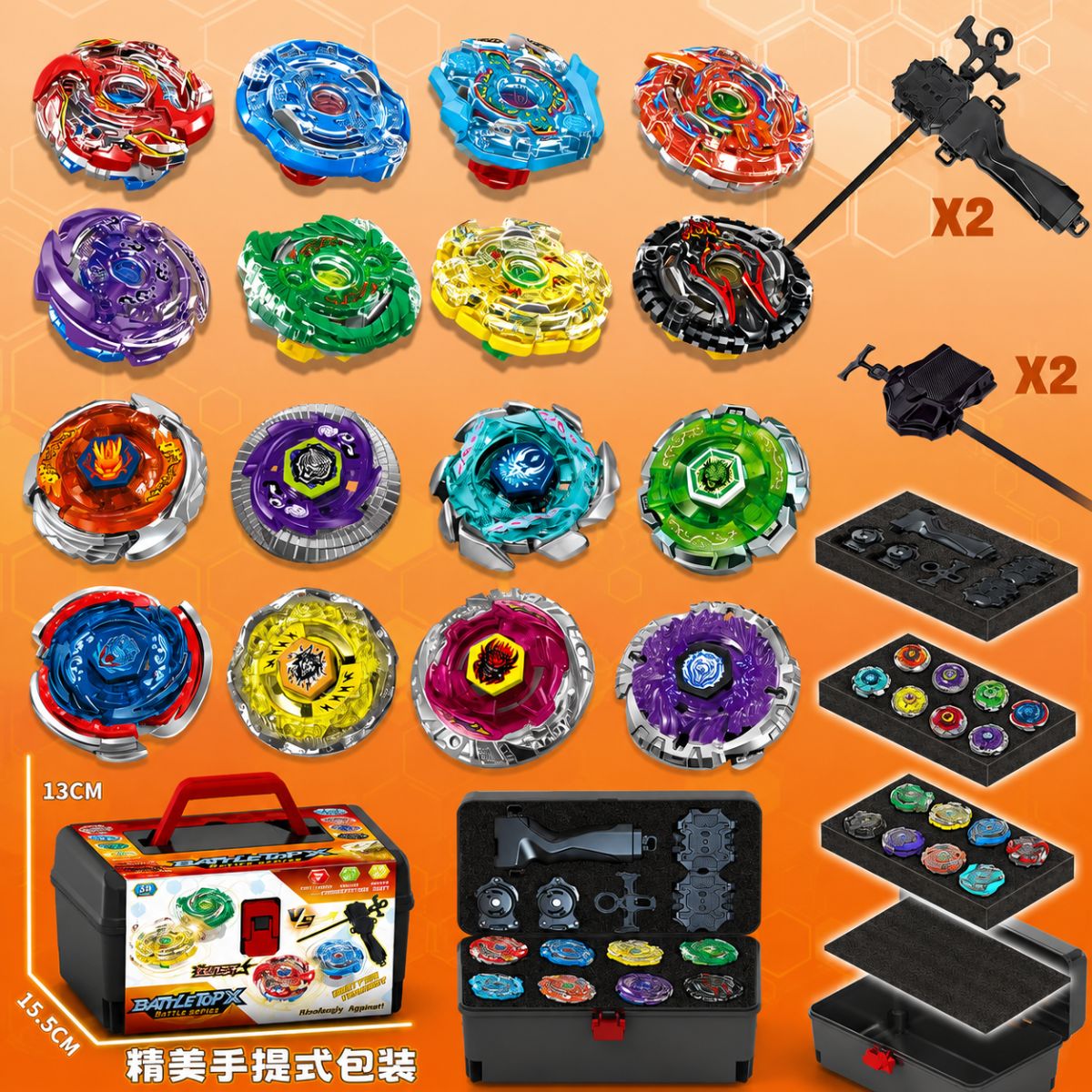 Kit Pião de Batalha com Lançador - TW882-22