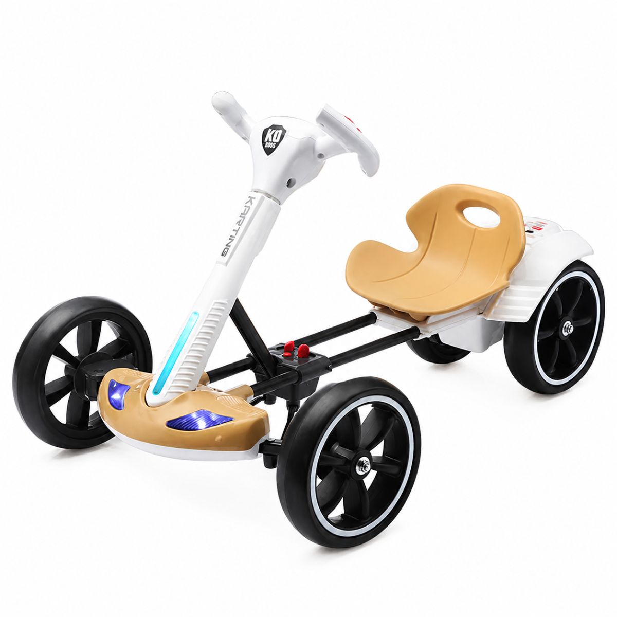 Carrinho Elétrico Infantil Tipo Kart – Dobrável e Ajustável (2–7 anos) -UCC-0001