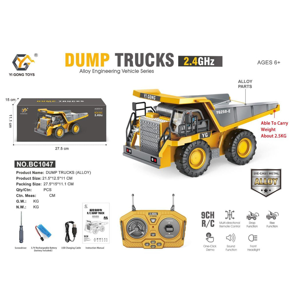 Caminhão de Construção com Controle Remoto - TW888-1047