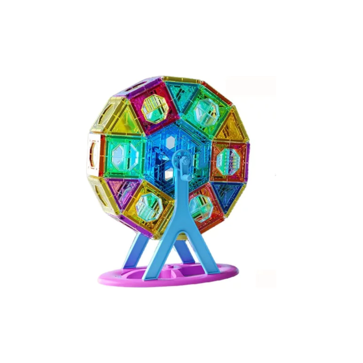 Blocos De Montar Com Peças Magnéticas 66 Peças - TW887-B66