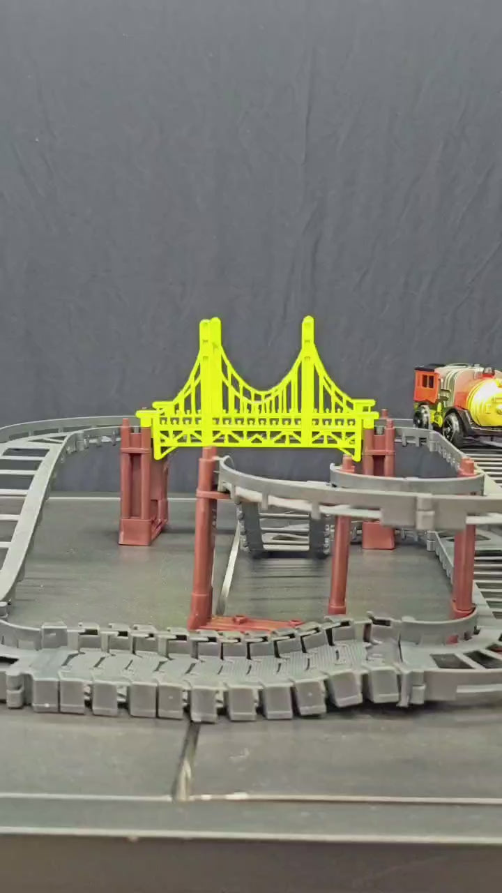 Trenzinho Elétrico com Pista e Ponte 38 Peças - A388116