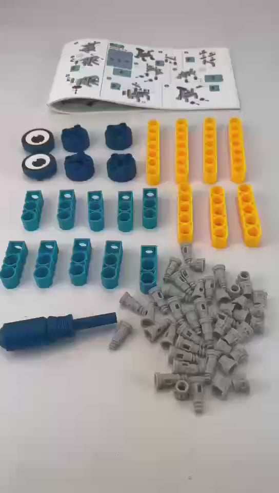 Kit Educativo Blocos De Montar Robô Animais 180 Peças - TW886-361