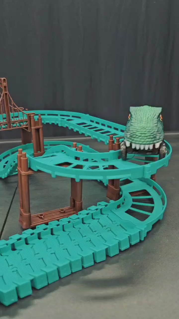 Pista Dinossauro Flexível com Carrinho e Acessórios Divertidos - A203925