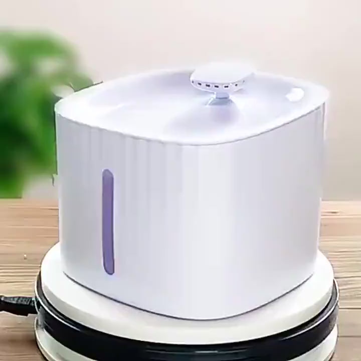 Caixa de Bebedouro Fonte Automático com Filtro 3 Estágios para Pet 3 Litros - NGB00001