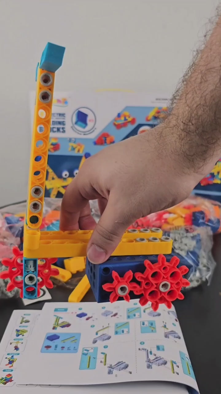 Kit Educativo Blocos De Montar Robô Animais 180 Peças - TW886-361