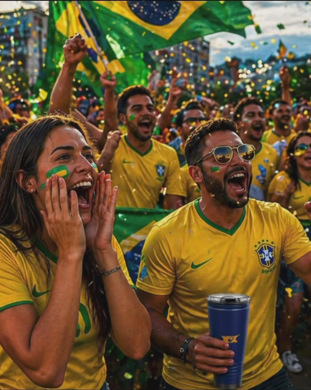 Copo Térmico Bugio 750ml com Som Tipo Vuvuzela