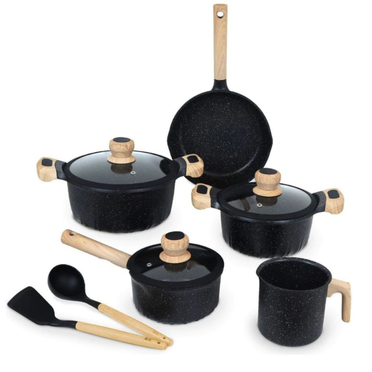 Jogo de Panelas Germany com Cerâmica Antiaderente Indução - IPJ00001