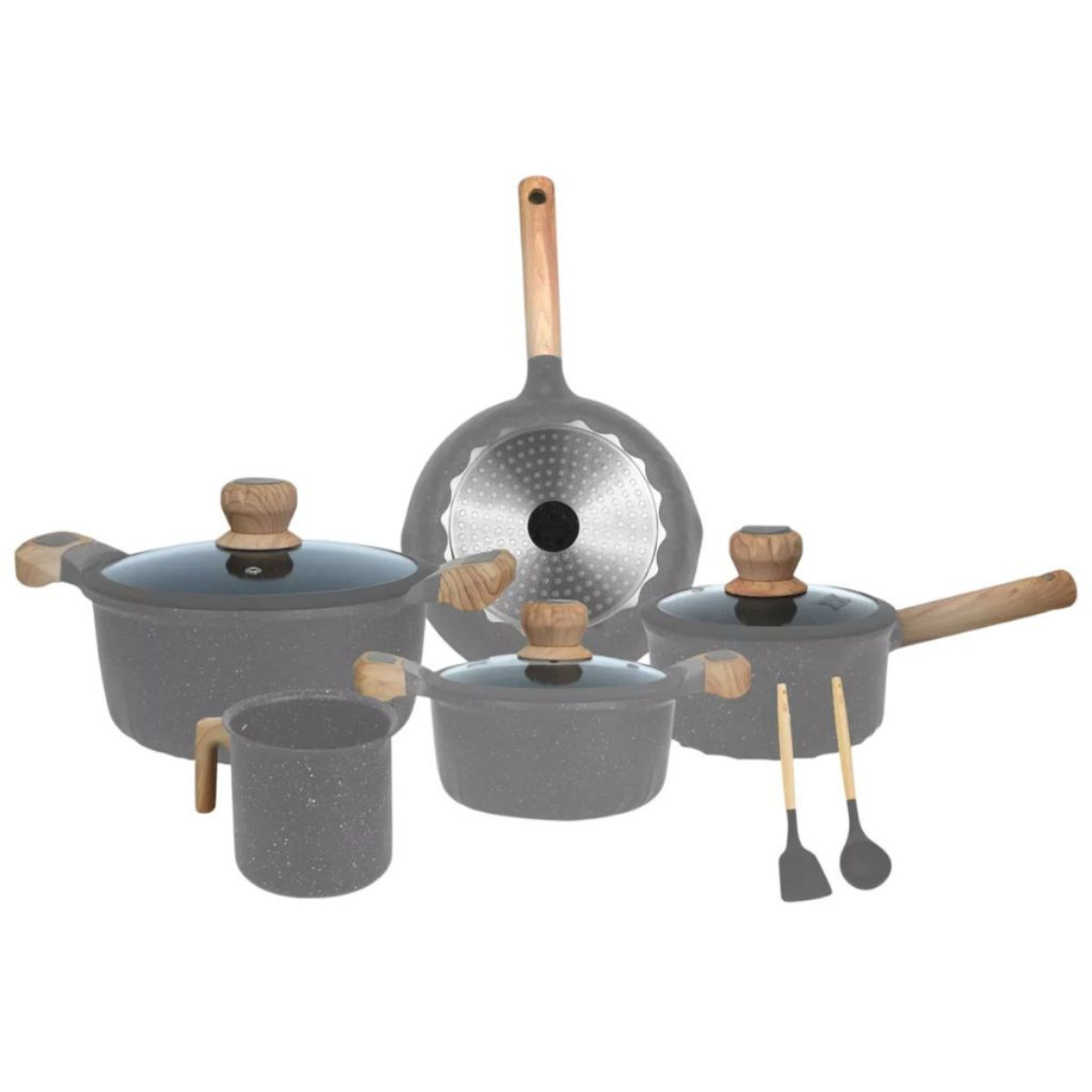 Jogo de Panelas Germany com Cerâmica Antiaderente Indução - IPJ00001