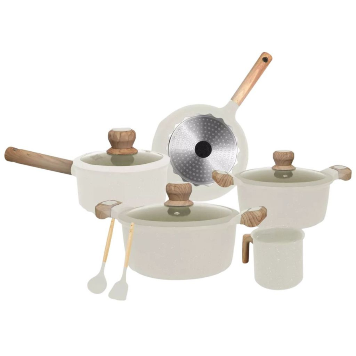 Jogo de Panelas Germany com Cerâmica Antiaderente Indução - IPJ00001