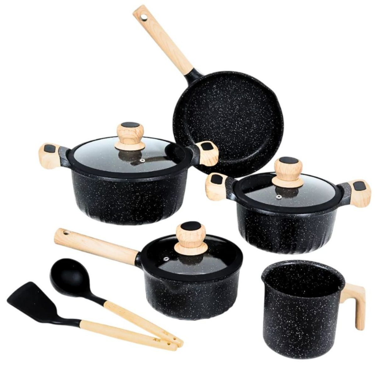 Jogo de Panelas Germany com Cerâmica Antiaderente Indução - IPJ00001